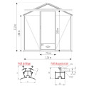 Serre ESSENTIA largeur 2,36 m