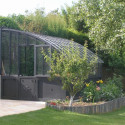 Glashaus VERSAILLES Breite 2,80 m mit Aluminiumsockel