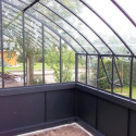 Glashaus VERSAILLES Breite 2,80 m mit Aluminiumsockel