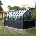 Glashaus VERSAILLES Breite 2,80 m mit Aluminiumsockel