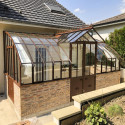 Glashaus MONTESQUIEU Breite 2,80 m mit Mauersockel