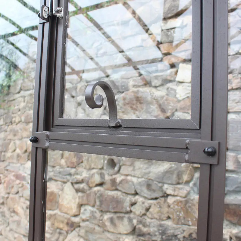 Glashaus MIRABEAU Breite 2,80 m mit Aluminiumsockel