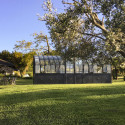 Glashaus AMBOISE Breite 5,60 m mit Aluminiumsockel