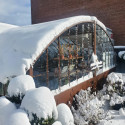 Glashaus AMBOISE Breite 5,60 m mit Aluminiumsockel