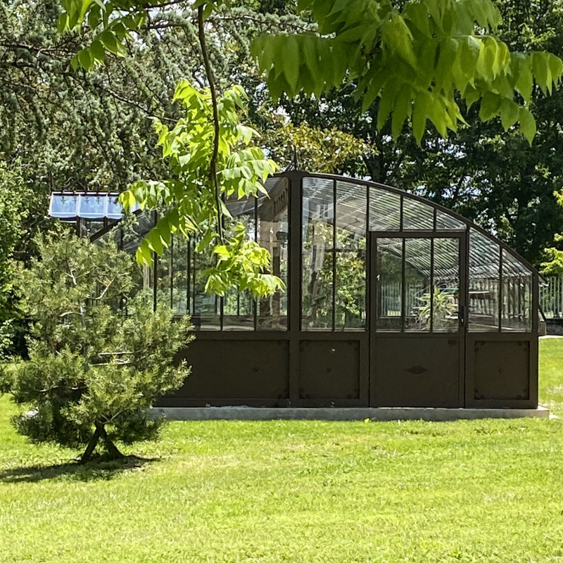 Serre à l'ancienne AMBOISE largeur 5.60 m sur embase aluminium