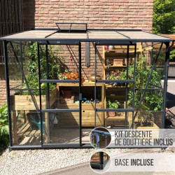 Serre adossée MÉLISSA 3,30 m²