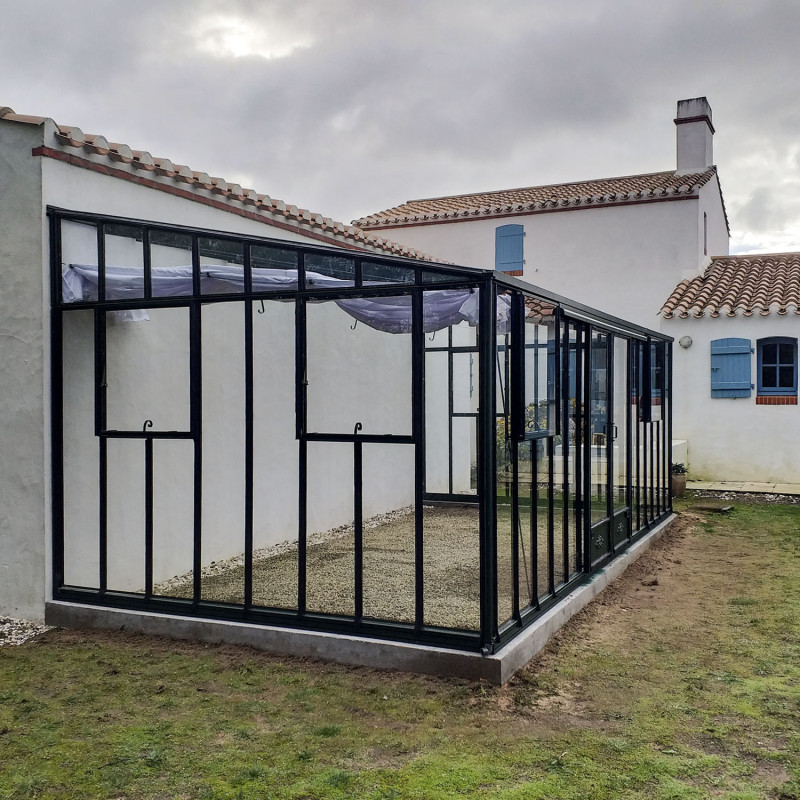 Anlehngewächshaus LUXIA Retro Breite 3,06 m