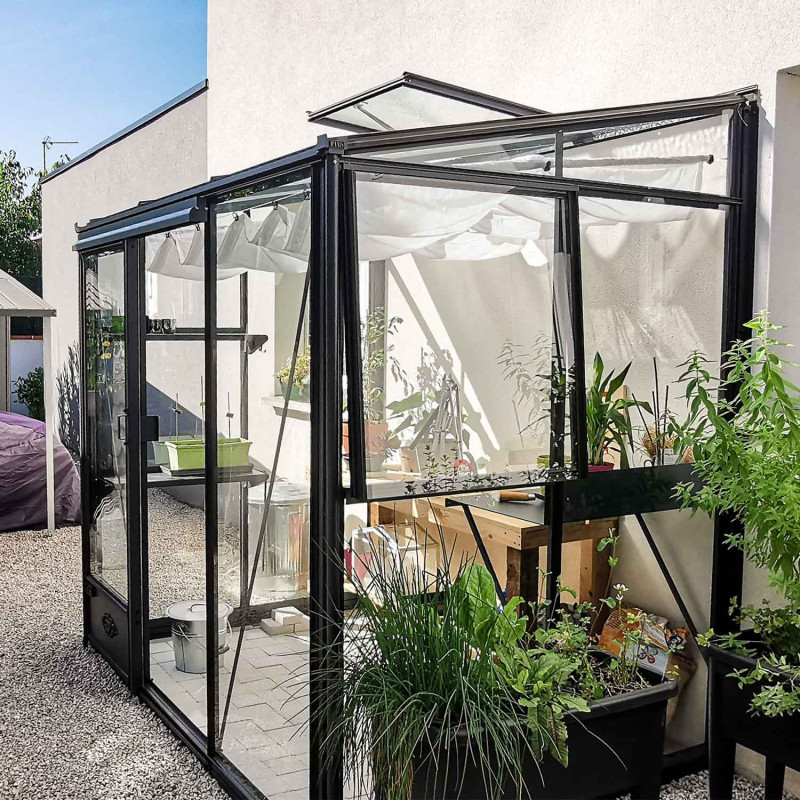 Anlehngewächshaus LUXIA Breite 1,58 m