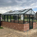 Gewächshaus LUXIA mit Mauersockel Breite 3,09 m