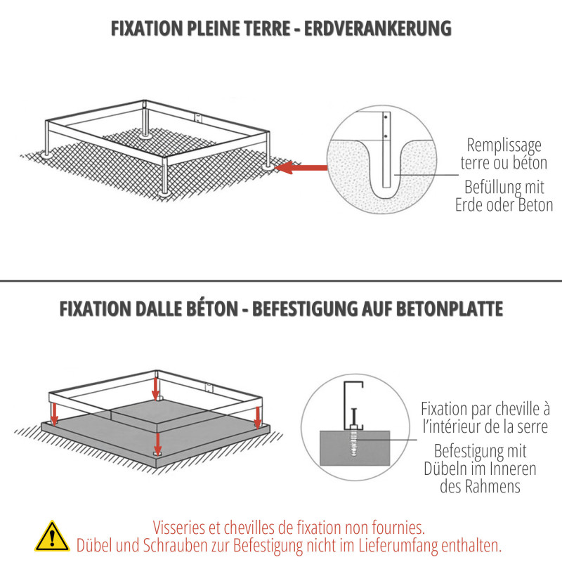 Serre LAURUS 4,90 m²