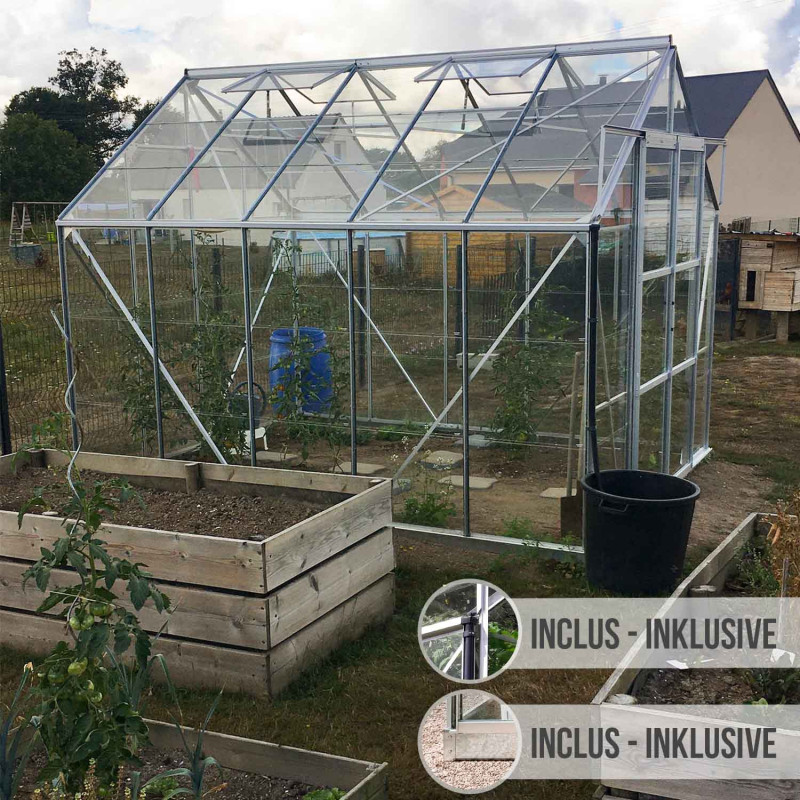 Gewächshaus LAURUS 8,10 m²