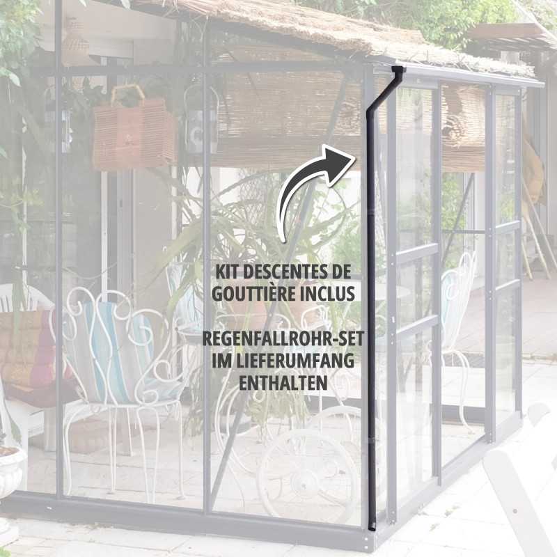 Serre adossée MÉLISSA 0,90 m²