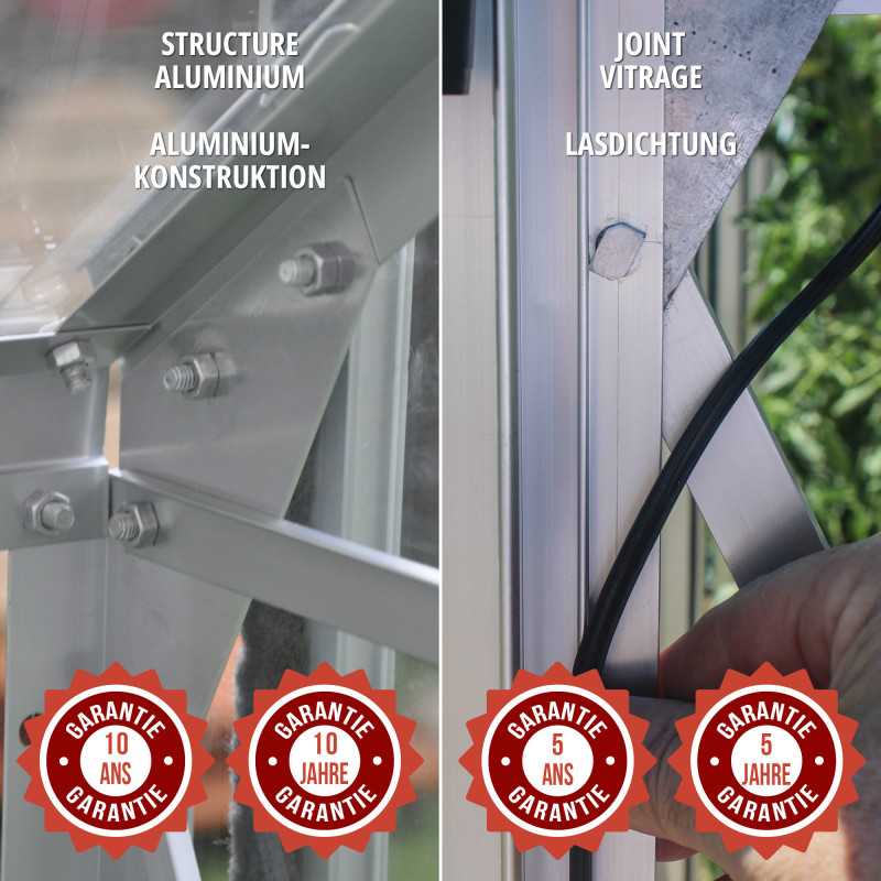 Serre adossée MÉLISSA 0,90 m²