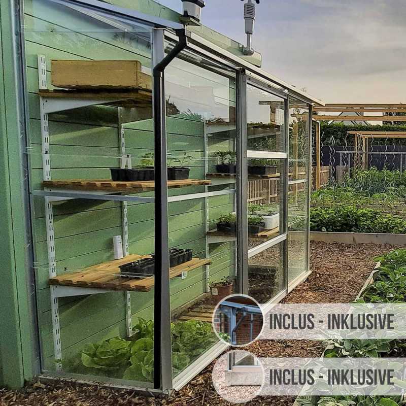 Serre adossée MÉLISSA 1,30 m²