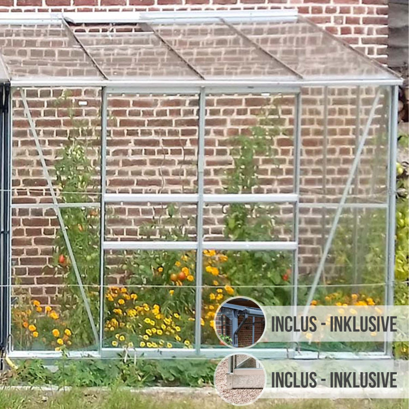 Serre adossée MÉLISSA 4,90 m²