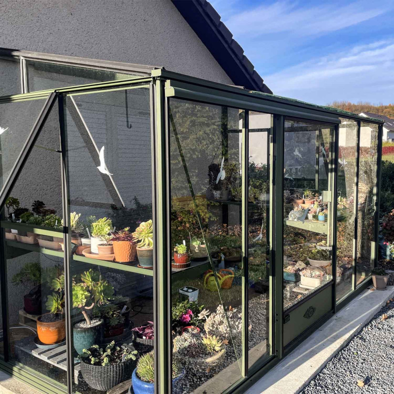 Anlehngewächshaus LUXIA Breite 2,32 m