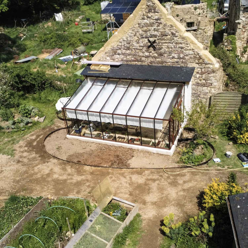 Serre LUXIA Adossée largeur 3,06 m