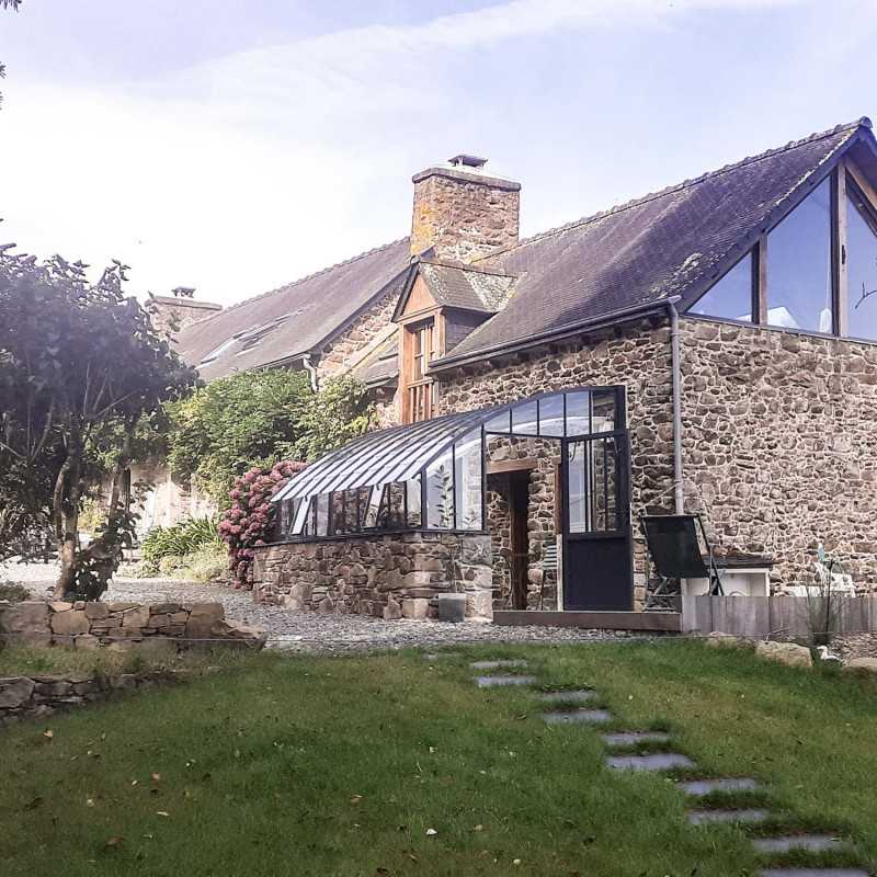 Serre CHAMBORD largeur 2,80 m sur muret