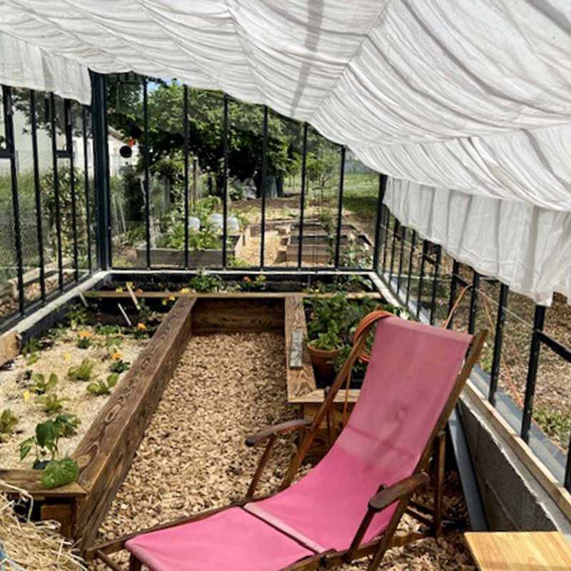 Serre VERSAILLES largeur 2,80 m sur muret