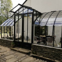 Glashaus MONTESQUIEU Breite 2,80 m mit Mauersockel