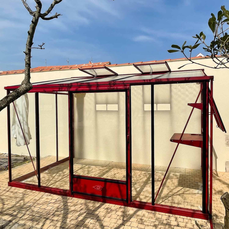 Anlehngewächshaus LUXIA Breite 2,32 m