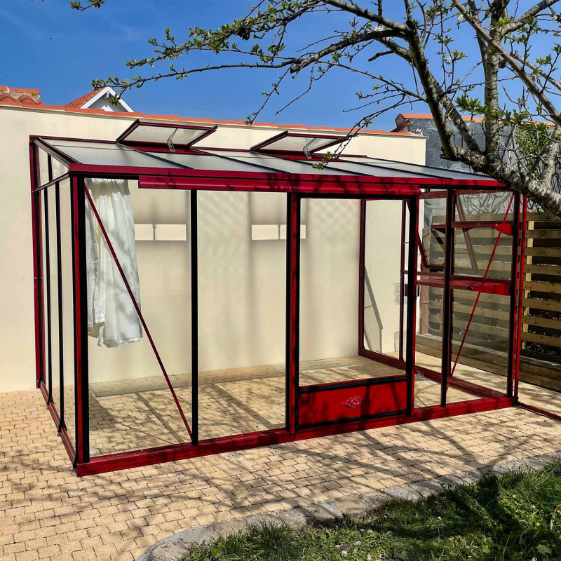 Anlehngewächshaus LUXIA Breite 2,32 m