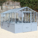 Glashaus CLASSIQUE Breite 2,75 m mit Aluminiumsockel
