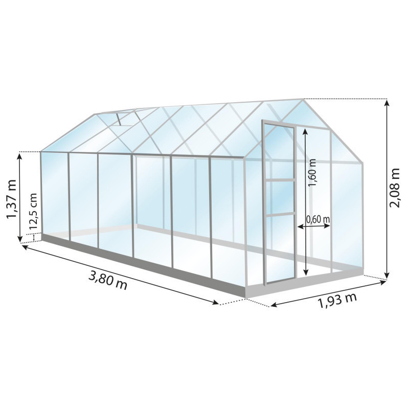 Gewächshaus ALLIUM 7,30 m²
