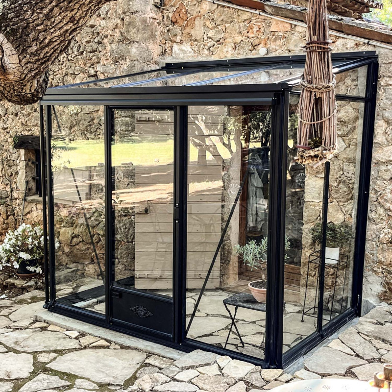 Anlehngewächshaus LUXIA Breite 1,58 m