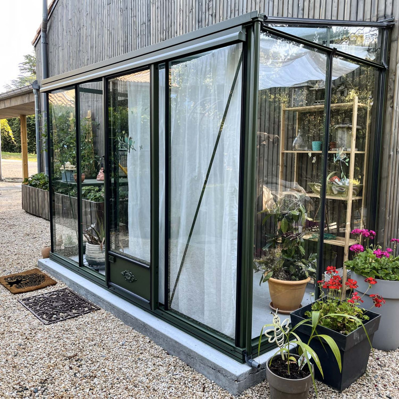 Anlehngewächshaus LUXIA Breite 1,58 m