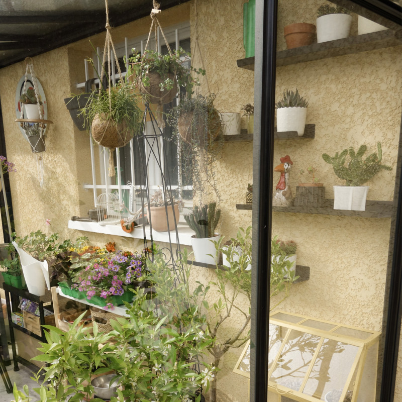 Anlehngewächshaus LUXIA Breite 1,58 m