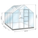 Gewächshaus CARVI 8,10 m²