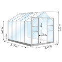 Gewächshaus Laurus 8,10 m²