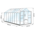 Gewächshaus LAURUS 11,30 m²