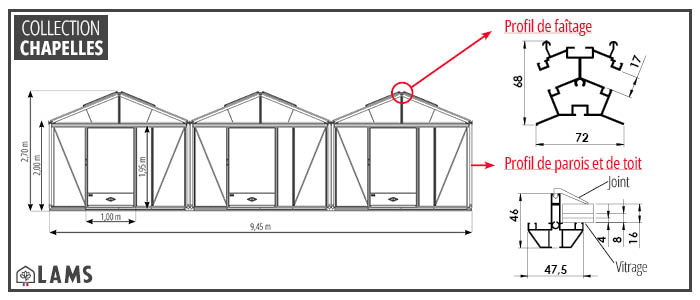 SERRE SUPRA 3 CHAPELLES 
