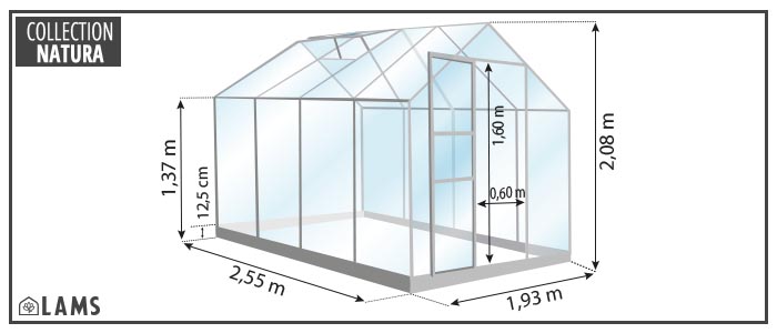 SERRE ALLIUM 4,90 m²