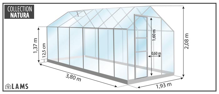 SERRE ALLIUM 7,30 m²