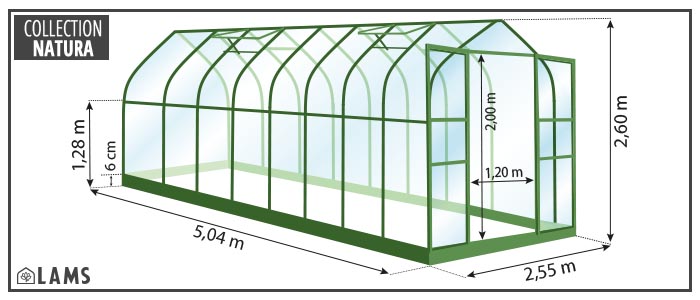 SERRE ALOÉ 12,90 m²