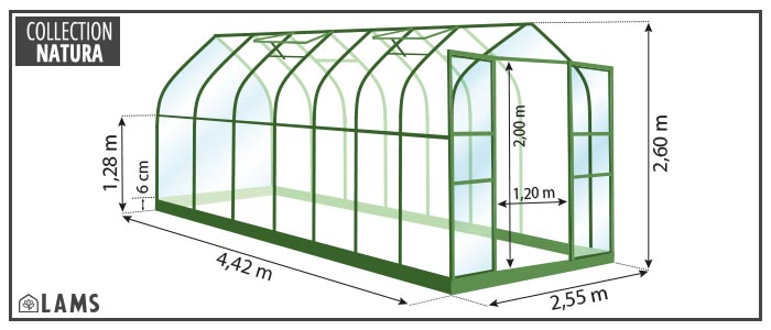 SERRE ALOÉ 11,30 m²