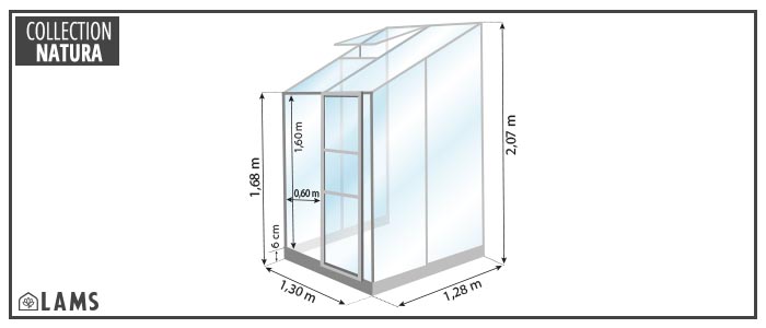 SERRE MÉLISSA 1,70 m²