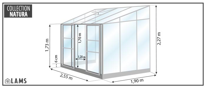 SERRE MÉLISSA 4,90 m²